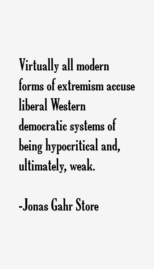 Jonas Gahr Store Quotes