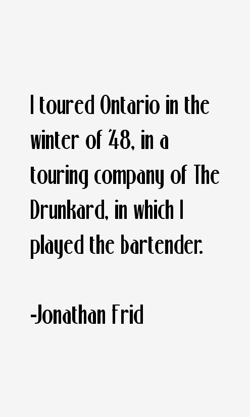 Jonathan Frid Quotes