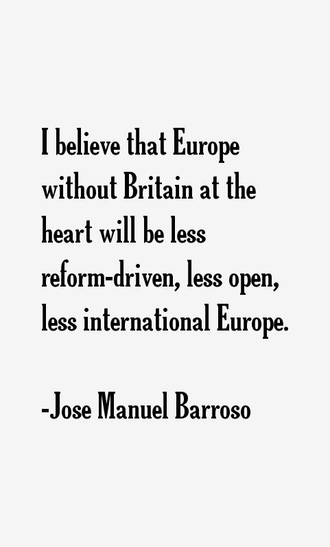 Jose Manuel Barroso Quotes