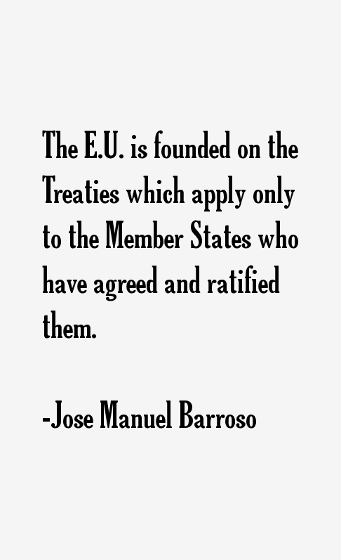 Jose Manuel Barroso Quotes
