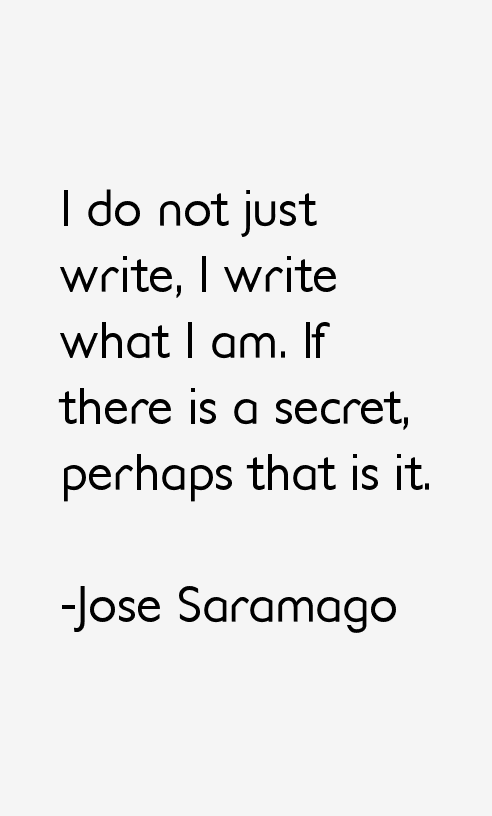 Jose Saramago Quotes