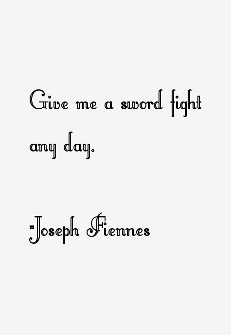Joseph Fiennes Quotes