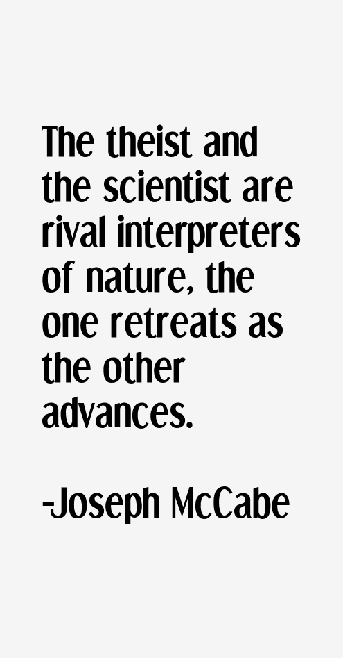 Joseph McCabe Quotes