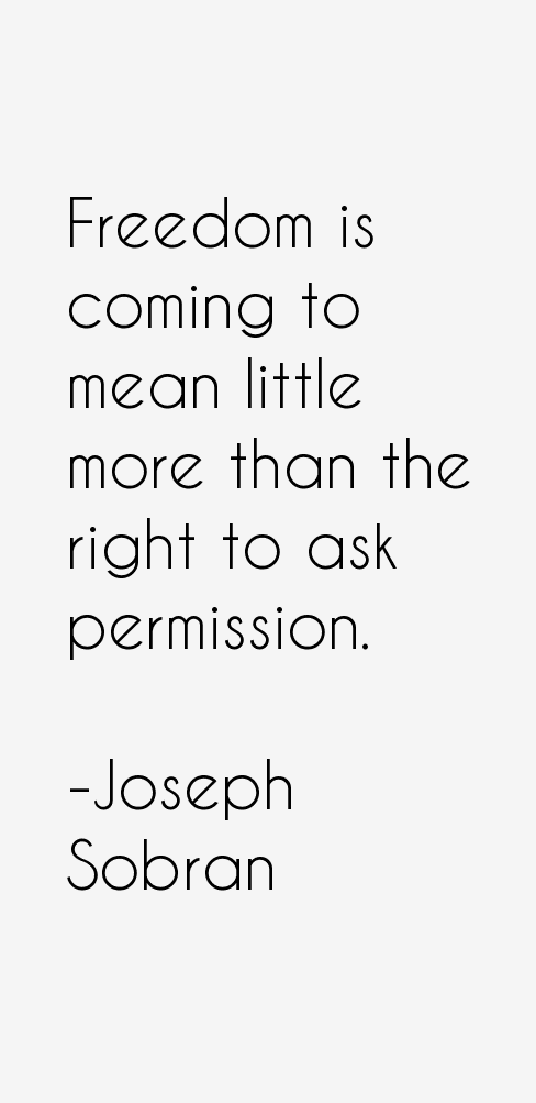 Joseph Sobran Quotes