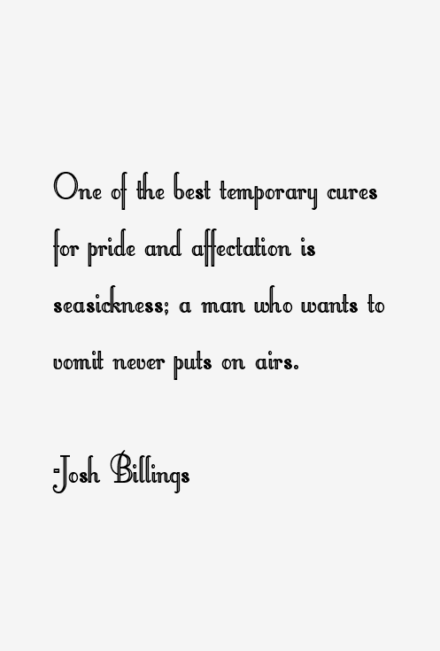 Josh Billings Quotes