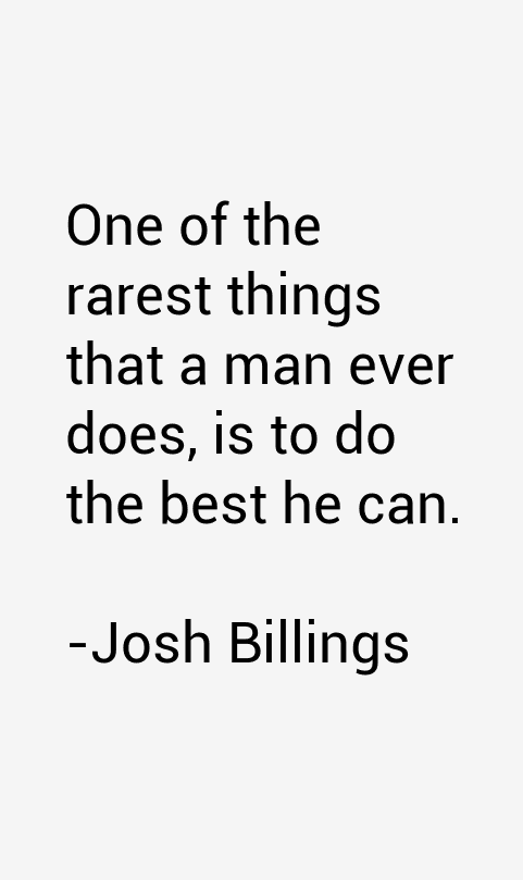 Josh Billings Quotes