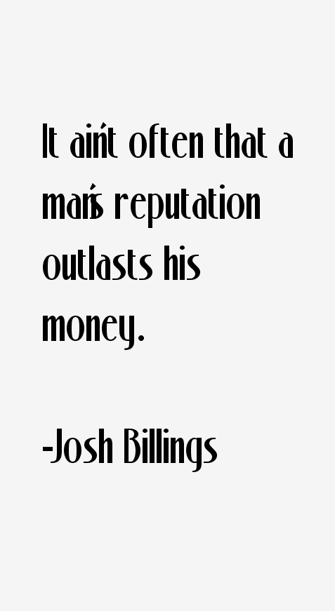 Josh Billings Quotes