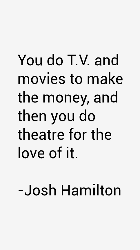 Josh Hamilton Quotes
