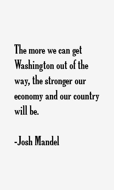 Josh Mandel Quotes