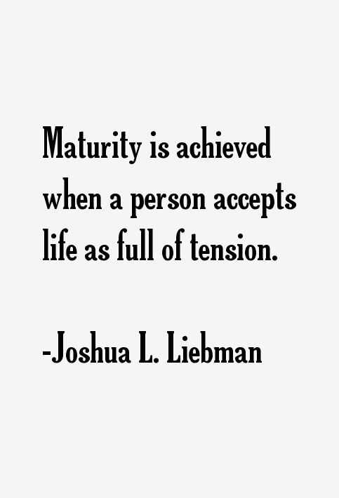 Joshua L. Liebman Quotes