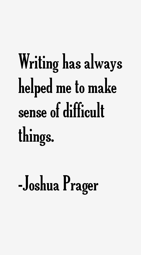 Joshua Prager Quotes