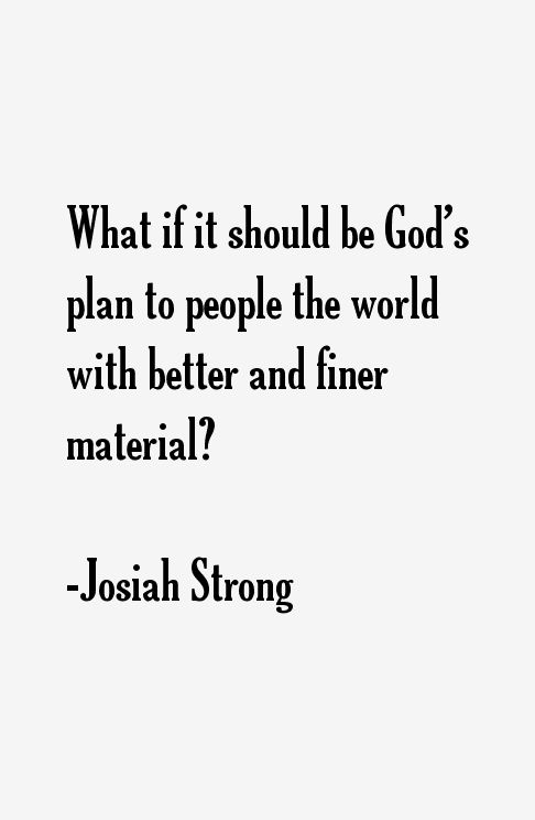 Josiah Strong Quotes