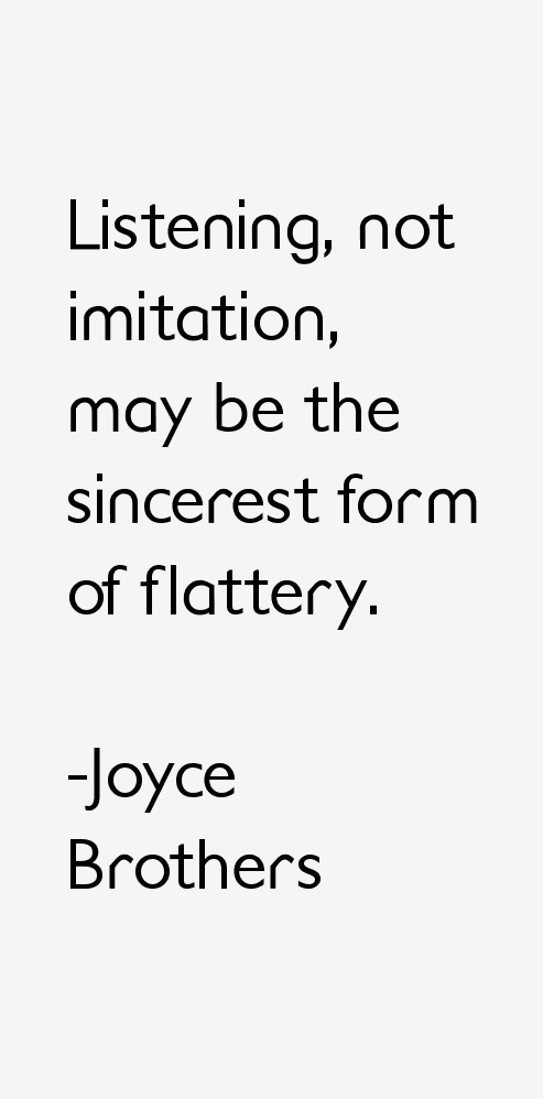 Joyce Brothers Quotes