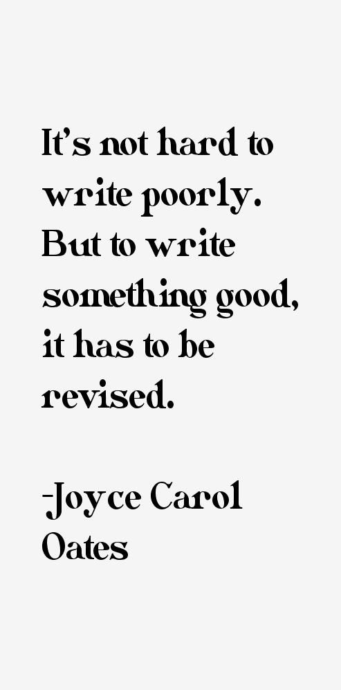 Joyce Carol Oates Quotes