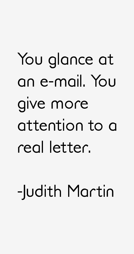 Judith Martin Quotes