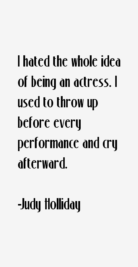 Judy Holliday Quotes