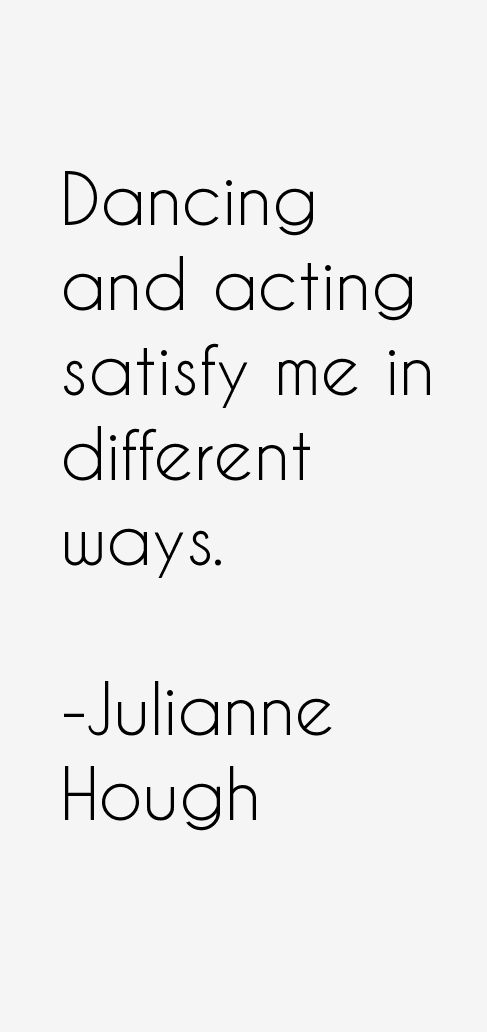 Julianne Hough Quotes