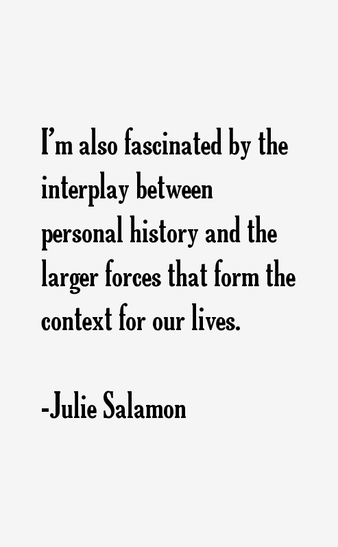 Julie Salamon Quotes