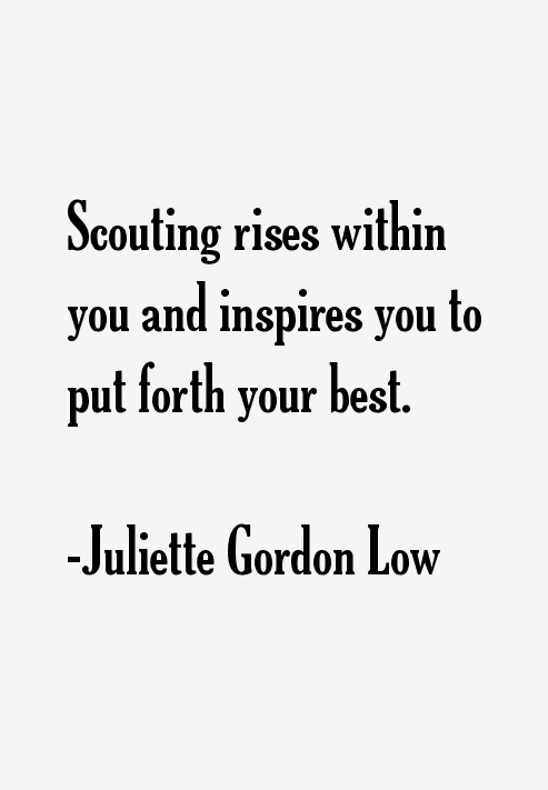 Juliette Gordon Low Quotes
