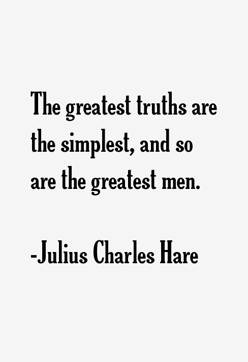 Julius Charles Hare Quotes