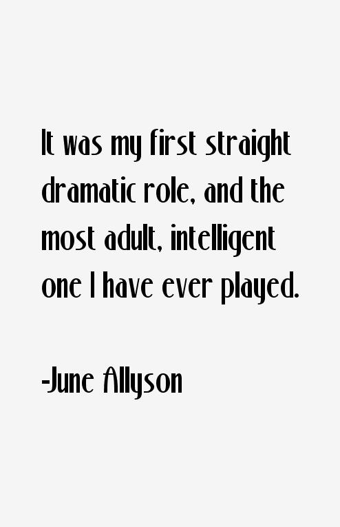 June Allyson Quotes