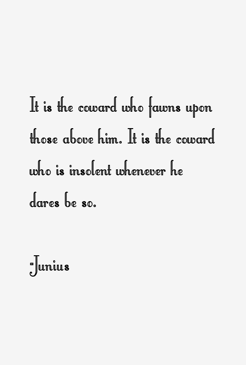 Junius Quotes