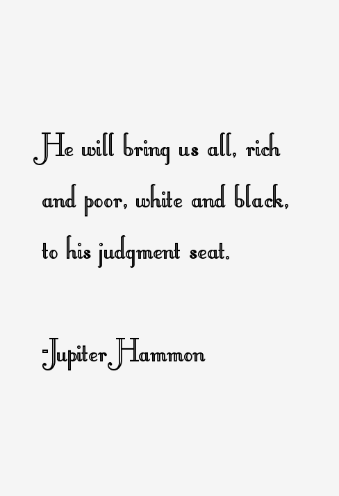 Jupiter Hammon Quotes