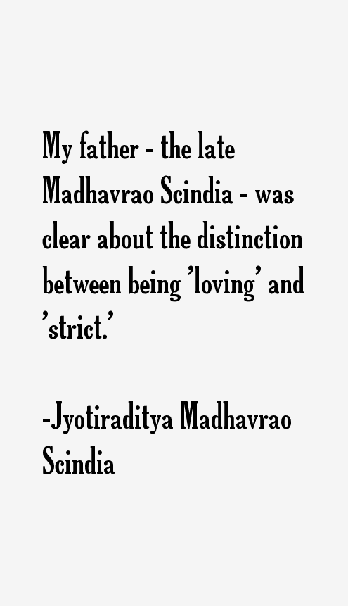 Jyotiraditya Madhavrao Scindia Quotes