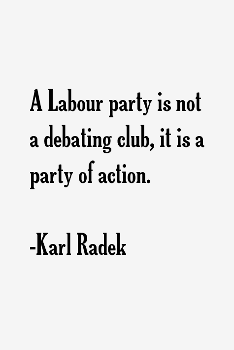 Karl Radek Quotes