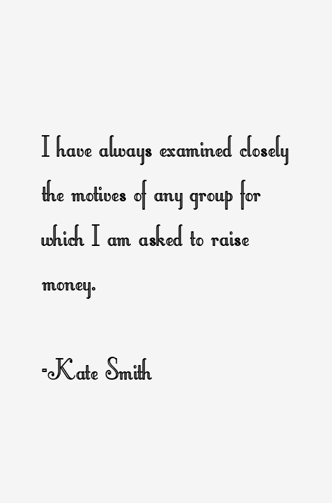Kate Smith Quotes
