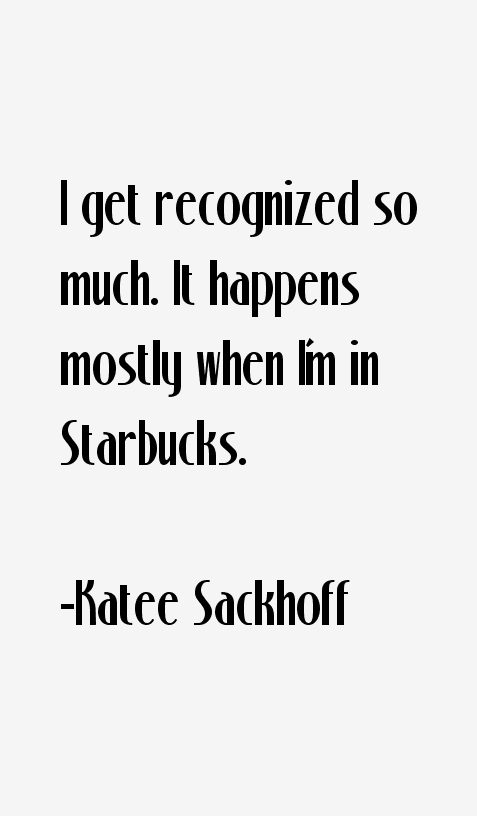 Katee Sackhoff Quotes