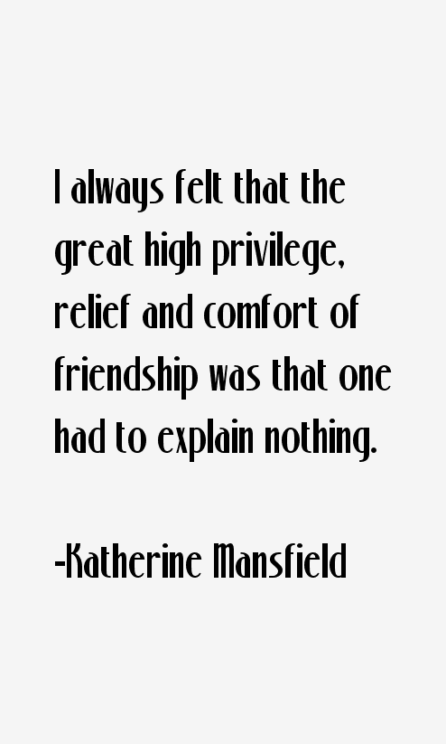 Katherine Mansfield Quotes