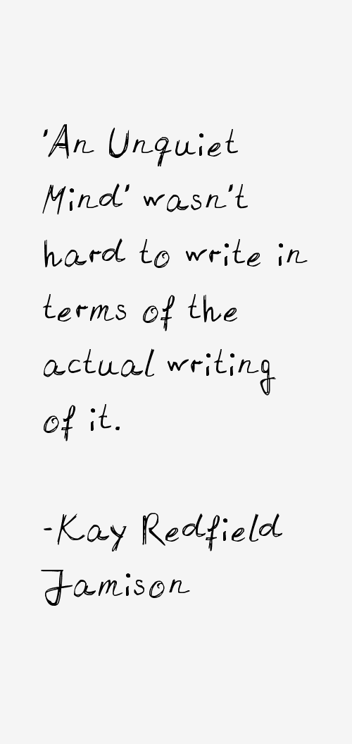 Kay Redfield Jamison Quotes