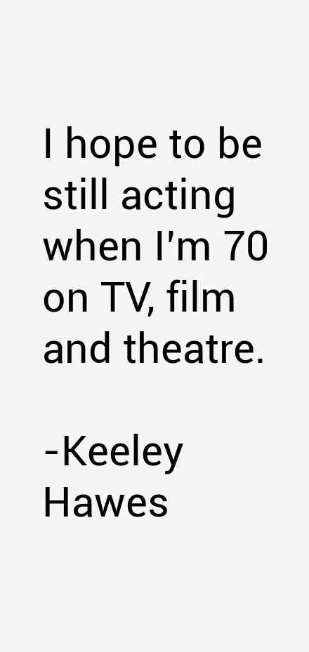 Keeley Hawes Quotes