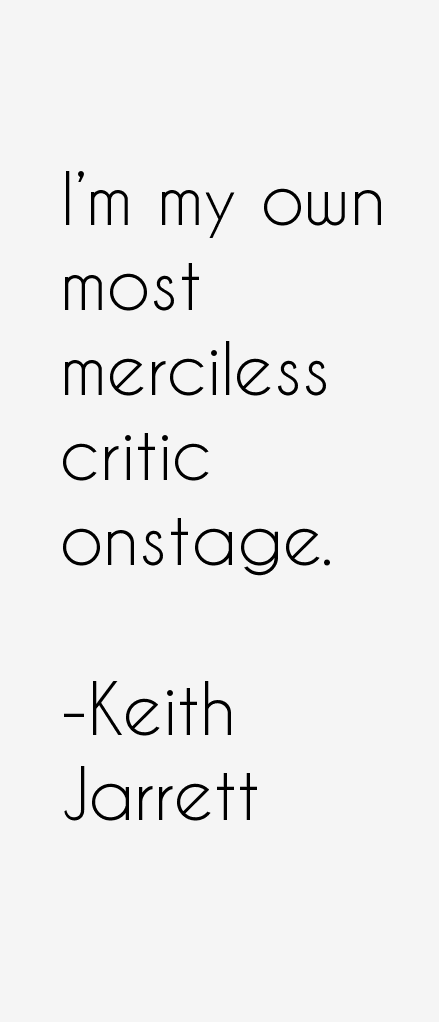 Keith Jarrett Quotes