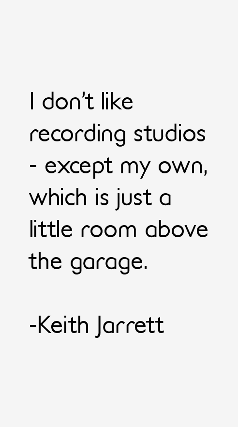 Keith Jarrett Quotes