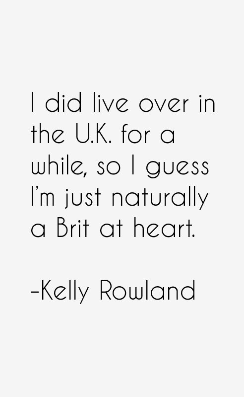 Kelly Rowland Quotes