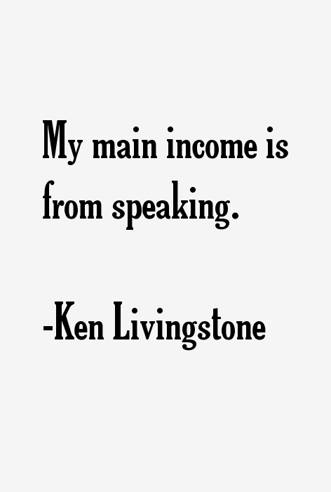 Ken Livingstone Quotes