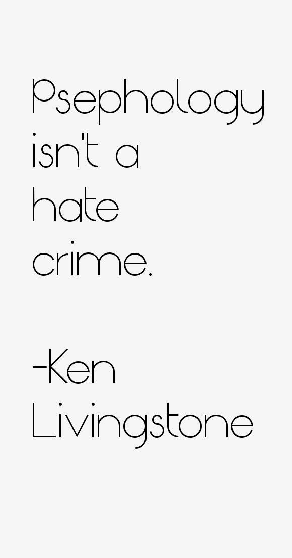 Ken Livingstone Quotes