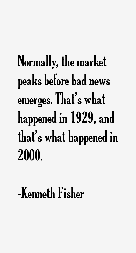 Kenneth Fisher Quotes