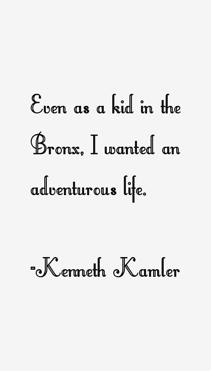 Kenneth Kamler Quotes