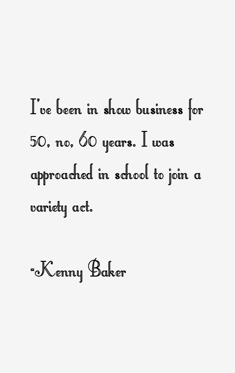 Kenny Baker Quotes