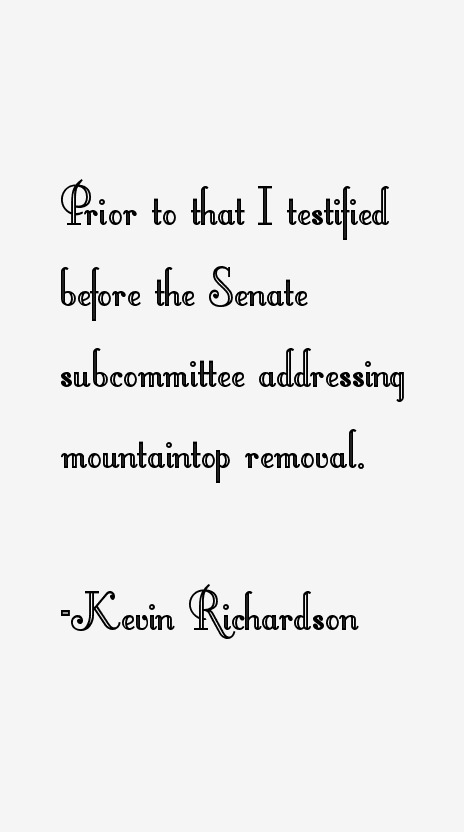 Kevin Richardson Quotes