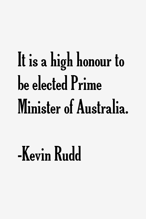 Kevin Rudd Quotes