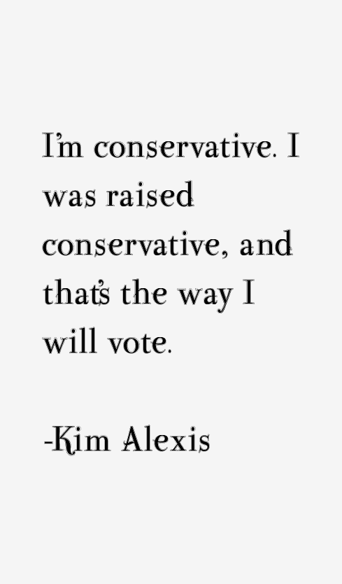 Kim Alexis Quotes