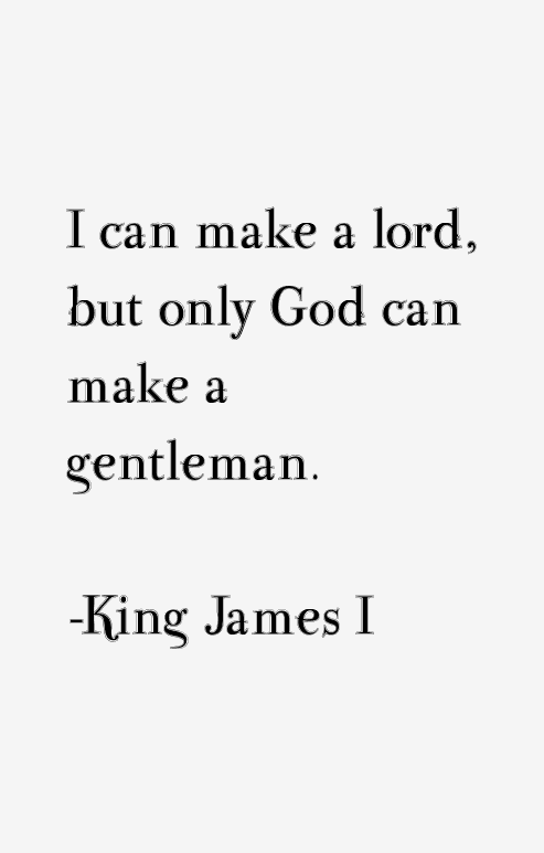 King James I Quotes