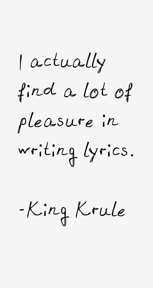 King Krule Quotes