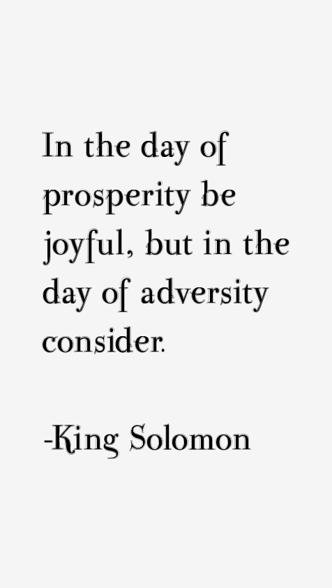 King Solomon Quotes