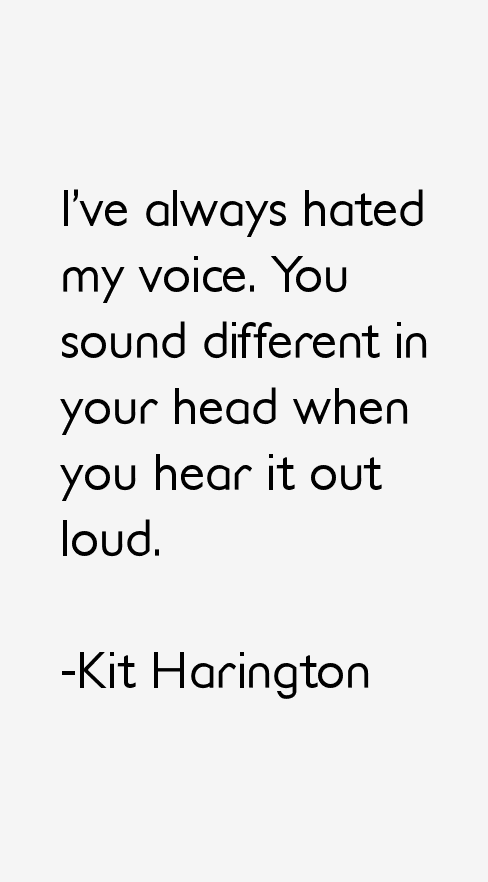 Kit Harington Quotes