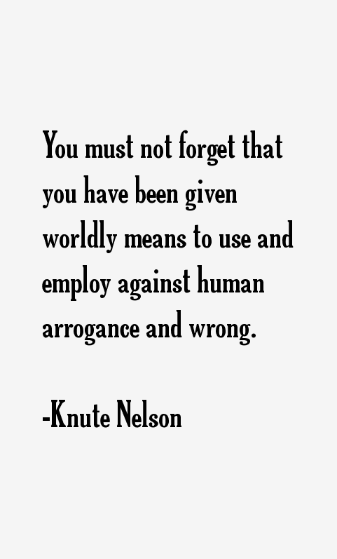 Knute Nelson Quotes